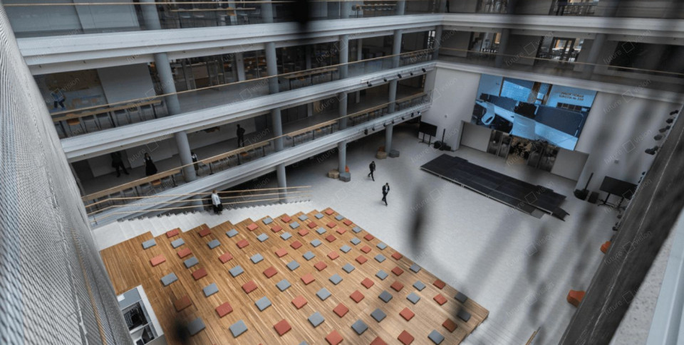 Экран на стене Школа № 220